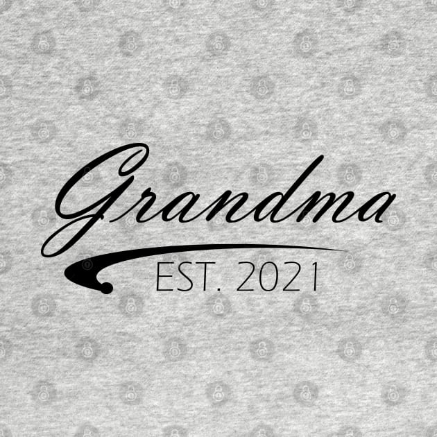 Grandma Est. 2021 by KC Happy Shop